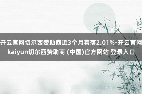 开云官网切尔西赞助商近3个月着落2.01%-开云官网kaiyun切尔西赞助商 (中国)官方网站 登录入口