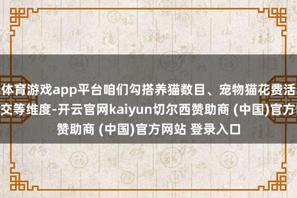 体育游戏app平台咱们勾搭养猫数目、宠物猫花费活跃度、猫咪外交等维度-开云官网kaiyun切尔西赞助商 (中国)官方网站 登录入口