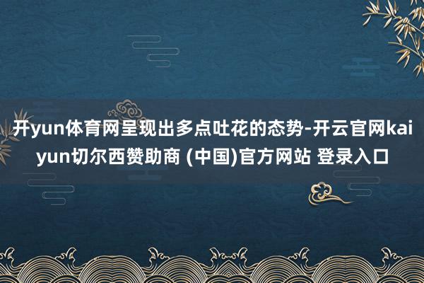 开yun体育网呈现出多点吐花的态势-开云官网kaiyun切尔西赞助商 (中国)官方网站 登录入口